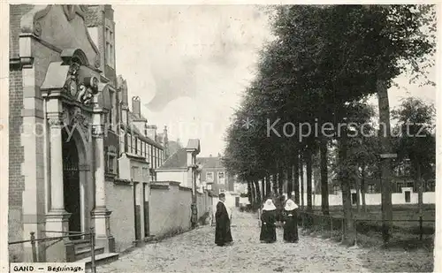 AK / Ansichtskarte Gand_Belgien Beguinage Gand Belgien