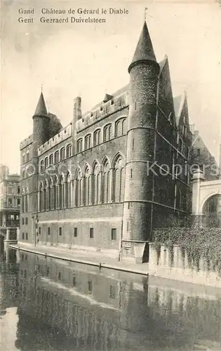 AK / Ansichtskarte Gand_Belgien Chateau de Gerard le Diable Gand Belgien