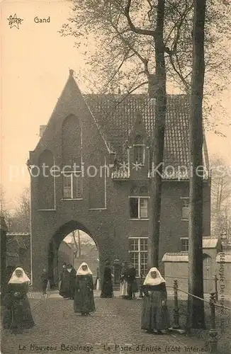 AK / Ansichtskarte Gand_Belgien Le Nouveau Beguinage Porte d Entree Gand Belgien