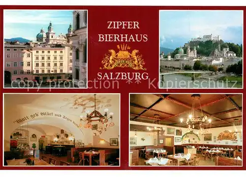 AK / Ansichtskarte Salzburg_Oesterreich Zipfer Bierhaus Salzburg_Oesterreich