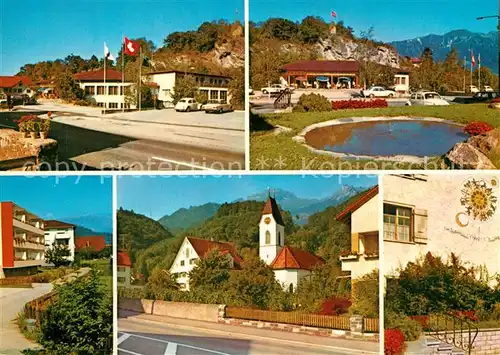 AK / Ansichtskarte Sevelen_Werdenberg Teilansichten Kirche Sevelen_Werdenberg