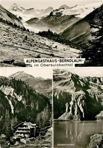 AK / Ansichtskarte Neukirchen_Grossvenediger Alpengasthaus Berndlalm Hackkogel Seebachsee Neukirchen Grossvenediger