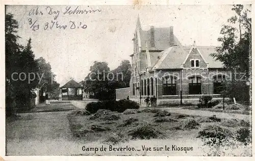 AK / Ansichtskarte Beverloo Camp de Beverloo Vue sur le Kiosque Beverloo