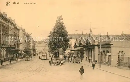 AK / Ansichtskarte Gand_Belgien Gare du Sud Gand Belgien