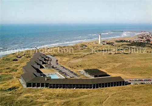 AK / Ansichtskarte Hirtshals Feriehotel Fyrklit Fliegeraufnahme Hirtshals