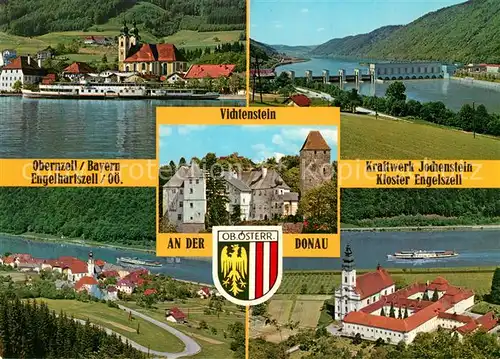 AK / Ansichtskarte Vichtenstein Obernzell Kraftwerk Jochenstein Kloster Engelszell  Vichtenstein