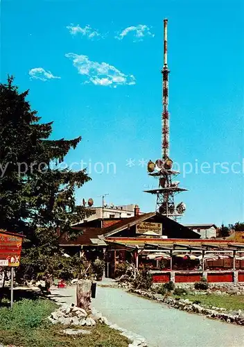 AK / Ansichtskarte Salzburg_Oesterreich Gasthof Gaisbergspitze Sendeturm Salzburg_Oesterreich