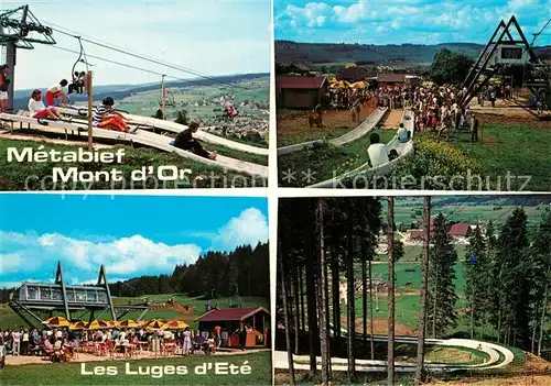 AK / Ansichtskarte Metabief Mont d`Or Sommerrodelbahn  Metabief