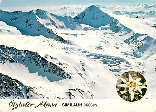 AK / Ansichtskarte Similaun Marzellspitze Marzellferner Adamello Gruppe Similaun