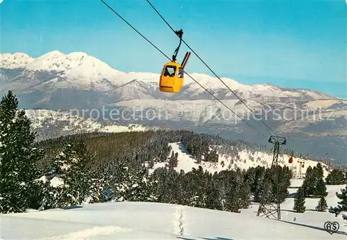 AK / Ansichtskarte Seilbahn Bonascre Axles Thermes Le Saquet  Seilbahn