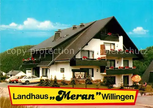 AK / Ansichtskarte Willingen_Sauerland Landhaus Meran Willingen_Sauerland