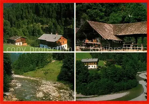 AK / Ansichtskarte Brandenberg_Tirol Brandenberger Ache mit Erzherzog Johann Klause Brandenberg Tirol