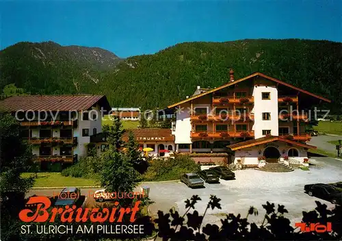 AK / Ansichtskarte St_Ulrich_Pillersee Hotel Restaurant Braeuwirt St_Ulrich_Pillersee