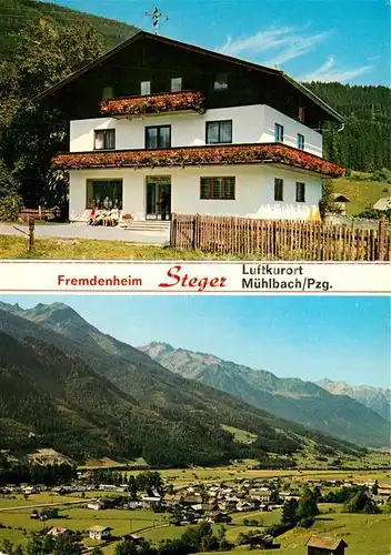 AK / Ansichtskarte Muehlbach_Hochkoenig Fremdenheim Steger Panorama Muehlbach Hochkoenig