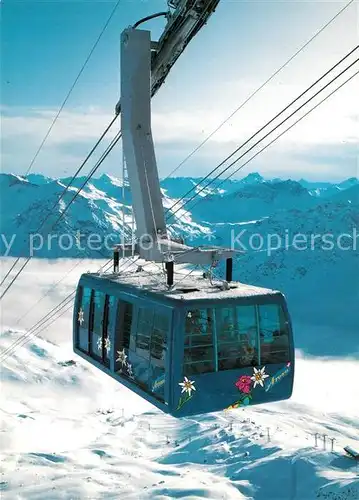 AK / Ansichtskarte Seilbahn Arosa Weisshorn  Seilbahn