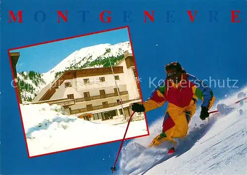 AK / Ansichtskarte Montgenevre Berghotel Le Relax Wintersportplatz Tiefschneefahrer Montgenevre