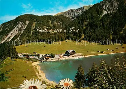 AK / Ansichtskarte Vilsalpsee Tannheimertal Naturschutzgebiet Vilsalpsee