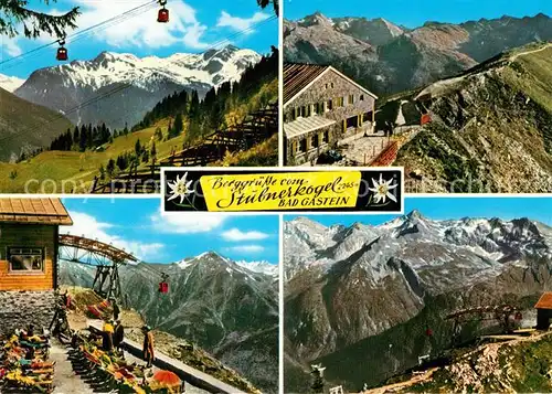 AK / Ansichtskarte Bad_Gastein Stubneskogel Seilbahn Radhausberg Goldbergtauern Bad_Gastein