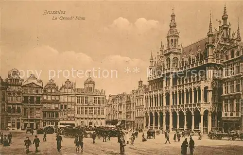 AK / Ansichtskarte Bruxelles_Bruessel Grand Place Marktplatz Bruxelles_Bruessel