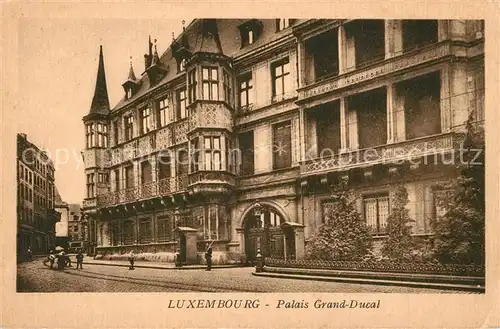 AK / Ansichtskarte Luxembourg_Luxemburg Palais Grand Ducal Luxembourg Luxemburg