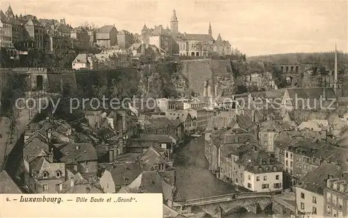 AK / Ansichtskarte Luxembourg_Luxemburg Grund Luxembourg Luxemburg