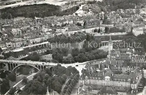 AK / Ansichtskarte Luxembourg_Luxemburg Fliegeraufnahme  Luxembourg Luxemburg