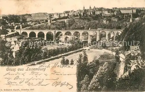 AK / Ansichtskarte Luxembourg_Luxemburg Viadukt Luxembourg Luxemburg