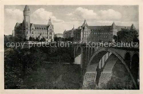 AK / Ansichtskarte Luxembourg_Luxemburg Adolf Bruecke Luxembourg Luxemburg