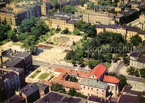 AK / Ansichtskarte Lublin_Lubelskie Plac Litewski widok z lotu ptaka Lublin Lubelskie