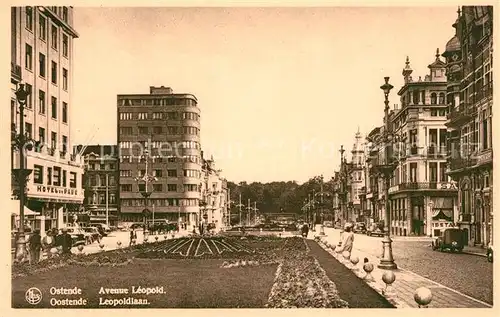 AK / Ansichtskarte Ostende_Oostende Avenue Leopold 