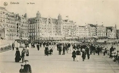 AK / Ansichtskarte Ostende_Oostende La Digue 