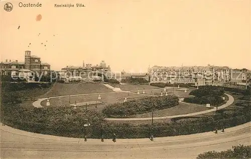 AK / Ansichtskarte Ostende_Oostende Chalet du Roi et jardin Koninklijke Villa 