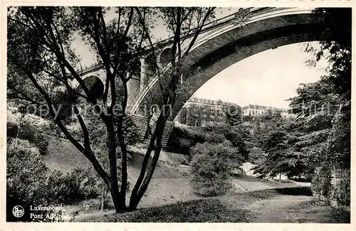 AK / Ansichtskarte Luxembourg_Luxemburg Pont Adolphe Luxembourg Luxemburg