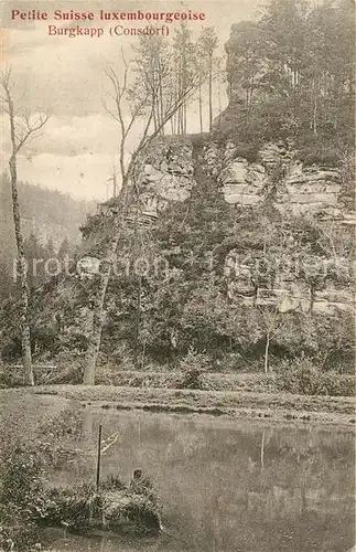 AK / Ansichtskarte Consdorf Burgkapp Petite Suisse  Consdorf