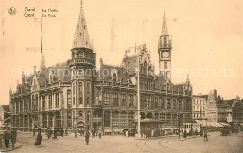 AK / Ansichtskarte Gand_Belgien La Poste Gand Belgien