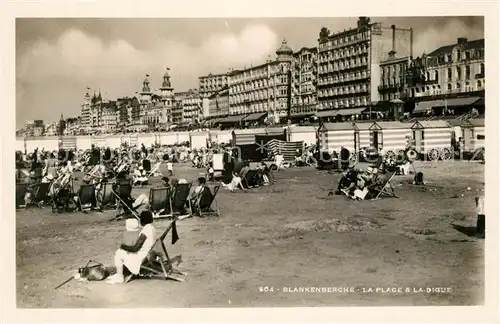 AK / Ansichtskarte Blankenberghe La Plage et la Digue Blankenberghe