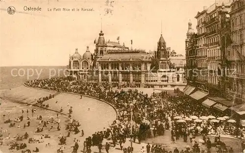 AK / Ansichtskarte Ostende_Oostende Le Petit Nice et le Kursaal 