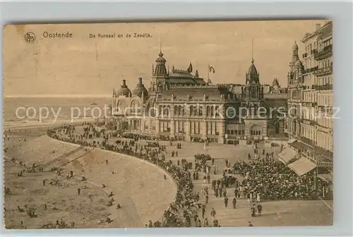 AK / Ansichtskarte Oostende_Ostende De Kursaal en de Zeedijk 