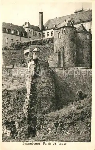 AK / Ansichtskarte Luxembourg_Luxemburg Palais de Justice Luxembourg Luxemburg