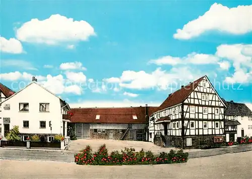 AK / Ansichtskarte Hattendorf_Hessen Gasthaus Pension Wettlaufer Hattendorf Hessen