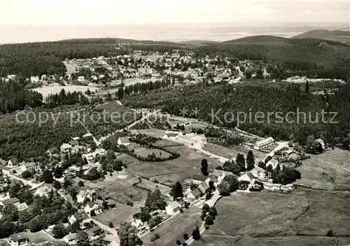 AK / Ansichtskarte Hahnenklee Bockswiese_Harz Fliegeraufnahme Hahnenklee Bockswiese