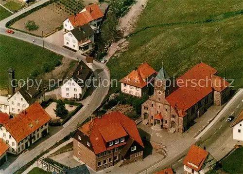 AK / Ansichtskarte Seebach_Ottenhoefen_Schwarzwald Herz Jesu Kirche Fliegeraufnahme Seebach_Ottenhoefen