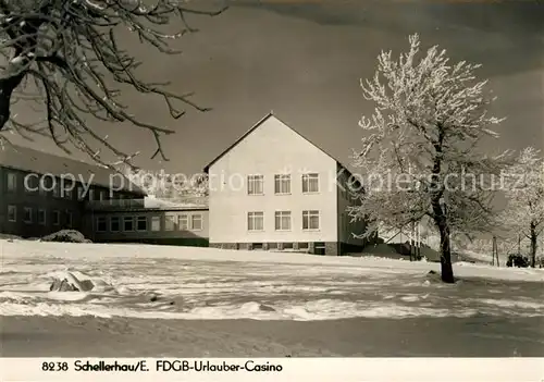 AK / Ansichtskarte Schellerhau FDGB Urlauber Casino Schellerhau