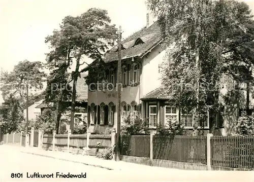 AK / Ansichtskarte Friedewald_Hessen Ortsmotiv Friedewald Hessen