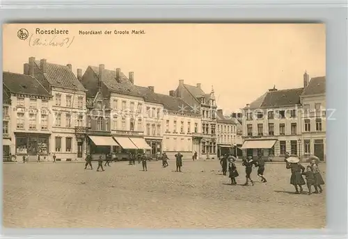 AK / Ansichtskarte Roeselaere Noordkant der Groote Markt Roeselaere