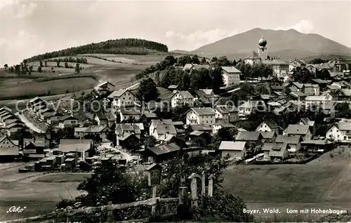 AK / Ansichtskarte Lam_Oberpfalz mit Hohenbogen Lam_Oberpfalz