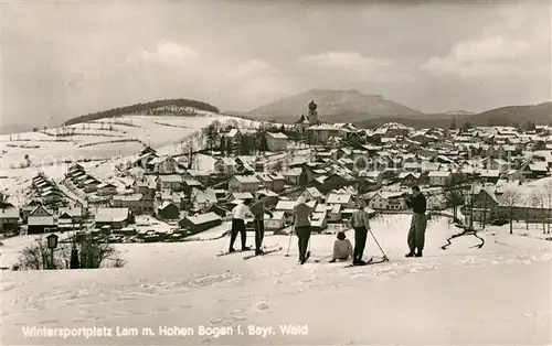 AK / Ansichtskarte Lam_Oberpfalz mit Hohen Bogen Lam_Oberpfalz