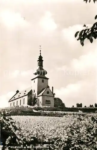 AK / Ansichtskarte Nierstein_Rhein Kilianskirche Nierstein_Rhein