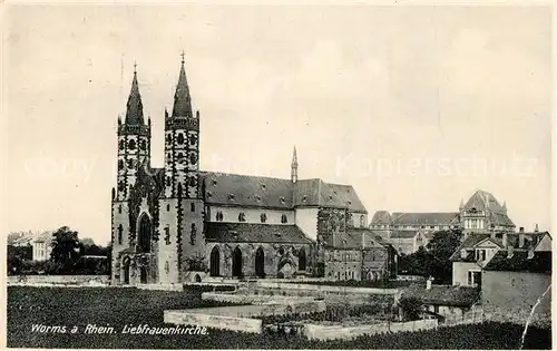 AK / Ansichtskarte Worms_Rhein Liebfrauenkirche Worms Rhein