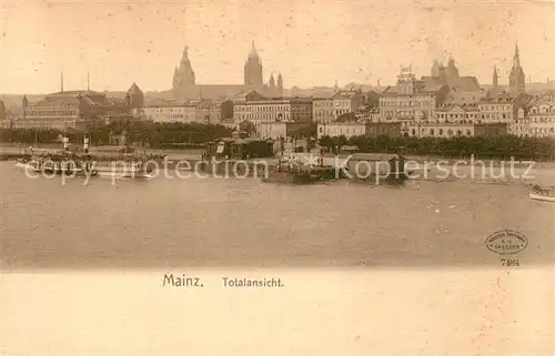 AK / Ansichtskarte Mainz_Rhein Totalansicht Mainz Rhein